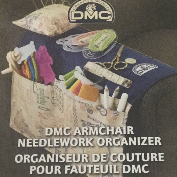 DMC Armchair Organizer Sewing/Knit/Craft Needlework, T.V. Granny Gift Home goods - Picture 2 of 4